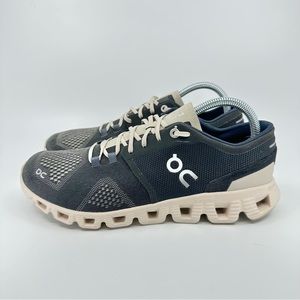 On Running Cloud X Running Women's Size 9.5 ‘black/pearl’ Running Shoes 40.99592